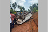 Belthangady: SIT SP C.A. Simon among four injured as Innova overturns near Charmadi